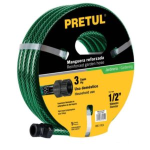 Manguera verde para jardin