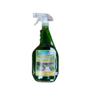 Imagen de una botella fertilizante orgánico verde