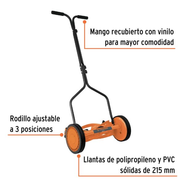 Podadora de grama 14" - Truper - Imagen 2