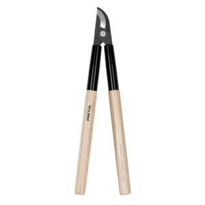 foto de una tijera para ramas con mango de madera
