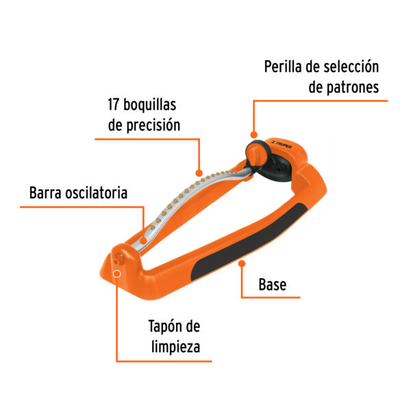 Aspersor Truper Metal-Plástico