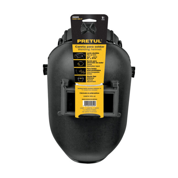 Careta para Soldar con Lente Abatible Sombra 11 - PRETUL - Imagen 2