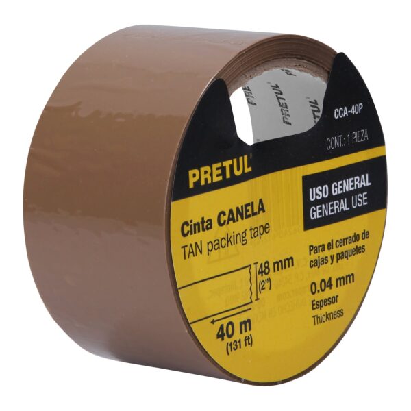 cinta de empaque canela