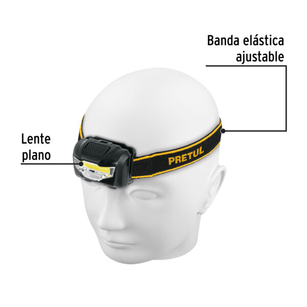 Linterna Minera LED 100 lm con Banda Elástica - PRETUL - Imagen 3