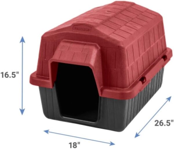 Casa Para Perros – Barnhome 3 Techo Rojo - Imagen 2