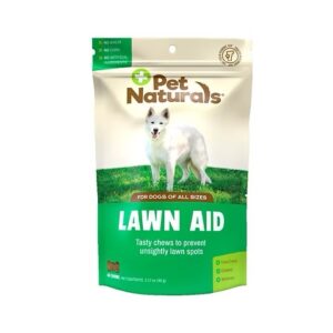 lawn aid perros césped