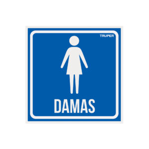 letrero señalización DAMAS