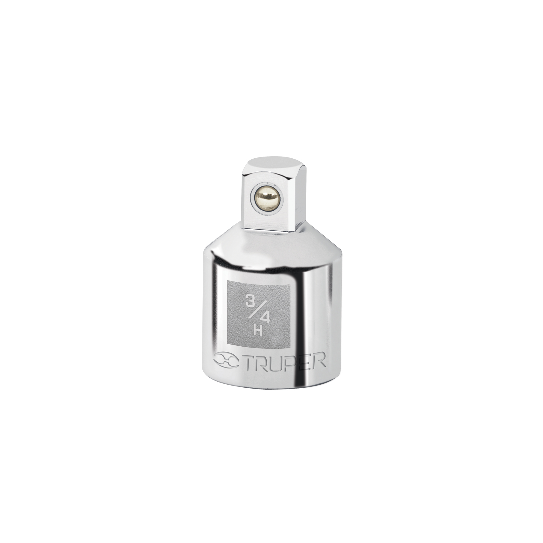 Adaptador para matraca de cuadro 3/4" a cuadro 1/2", Truper en Guatemala