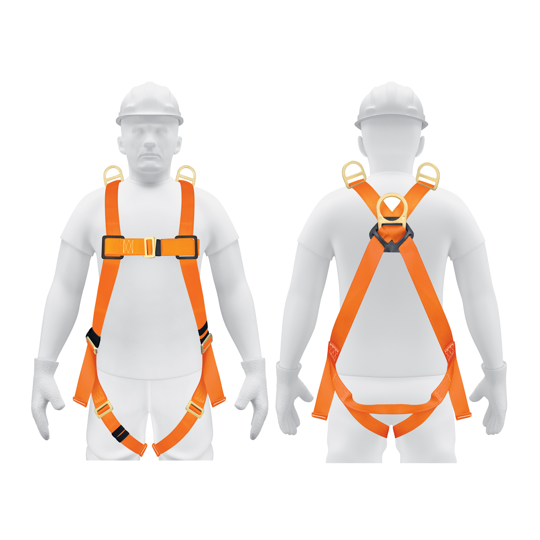 Arnés de cuerpo completo con 3 anillos, ANSI, Truper en Guatemala