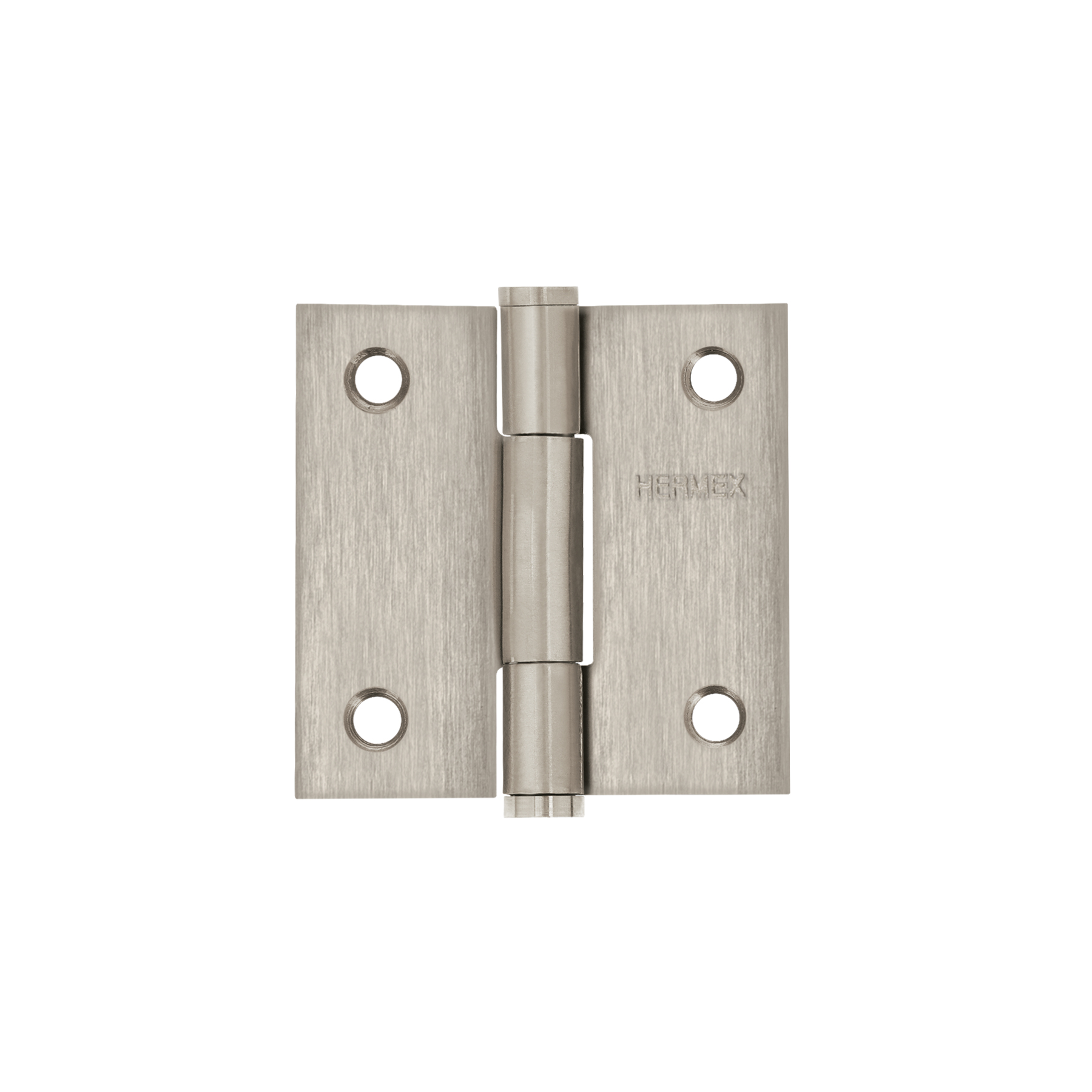 Bisagra cuadrada 2 pulgadas acero inox, cabeza plana, Hermex en Guatemala