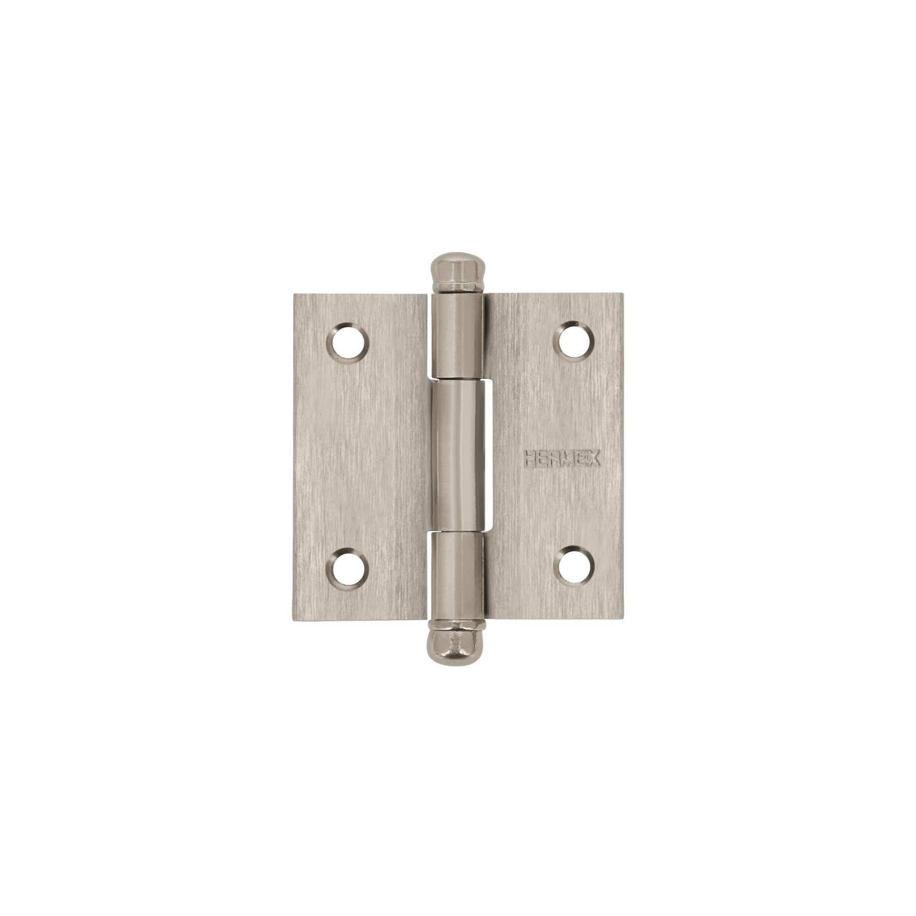 Bisagra cuadrada 2 pulgadas acero inox, cabeza redonda, Hermex en Guatemala