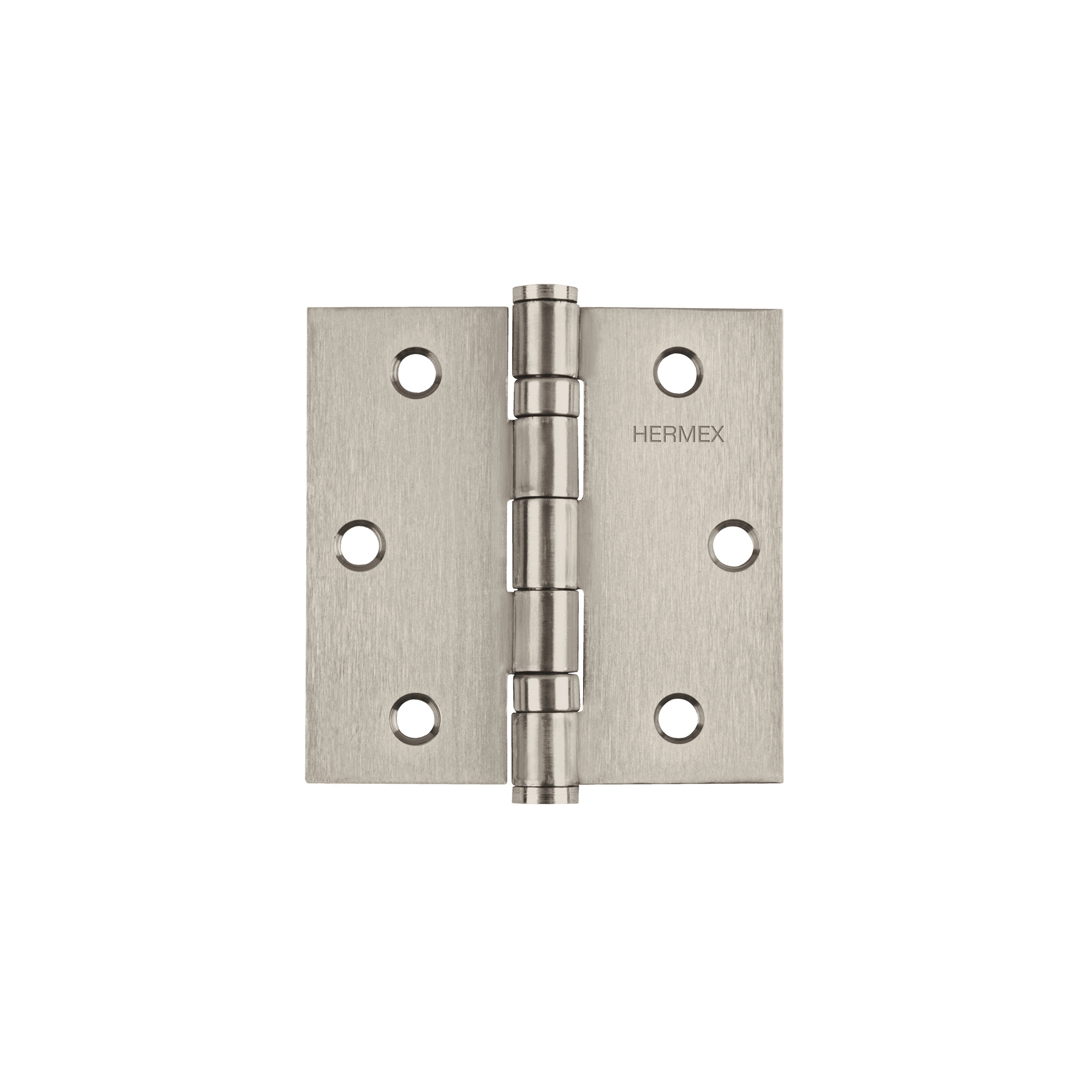 Bisagra cuadrada 3 pulgadas acero inox, cabeza plana, Hermex en Guatemala