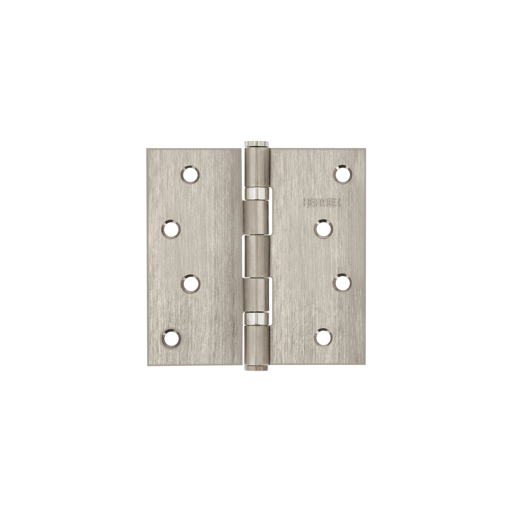 Bisagra cuadrada 4 pulgadas acero inox, cabeza plana, Hermex en Guatemala