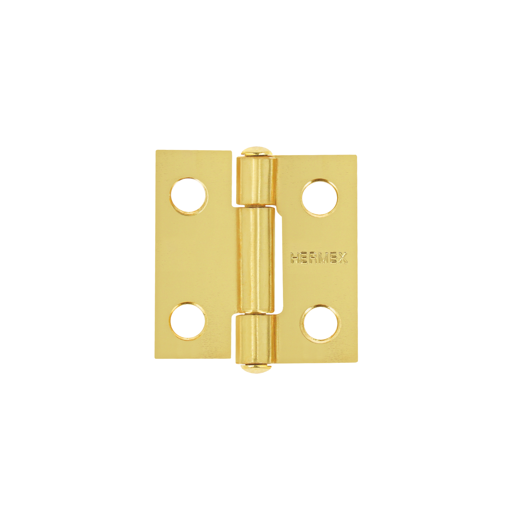 Bisagra rectangular 1 pulgadas acero latonado, Hermex en Guatemala