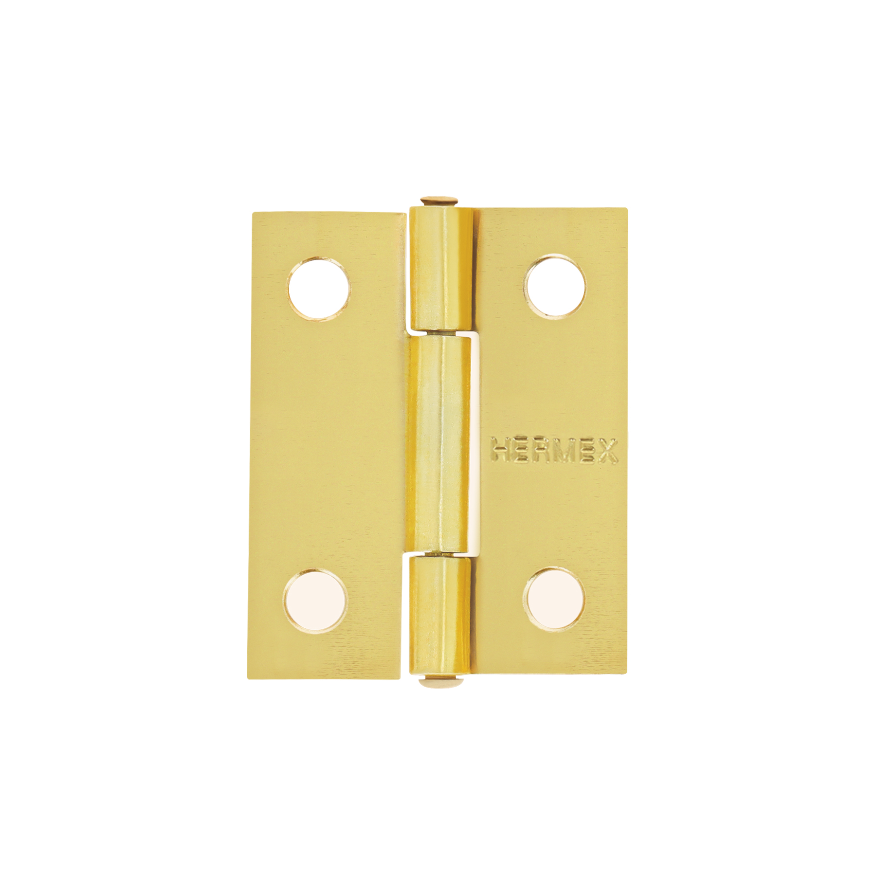 Bisagra rectangular 1-1/2 pulgadas acero latonado, Hermex en Guatemala