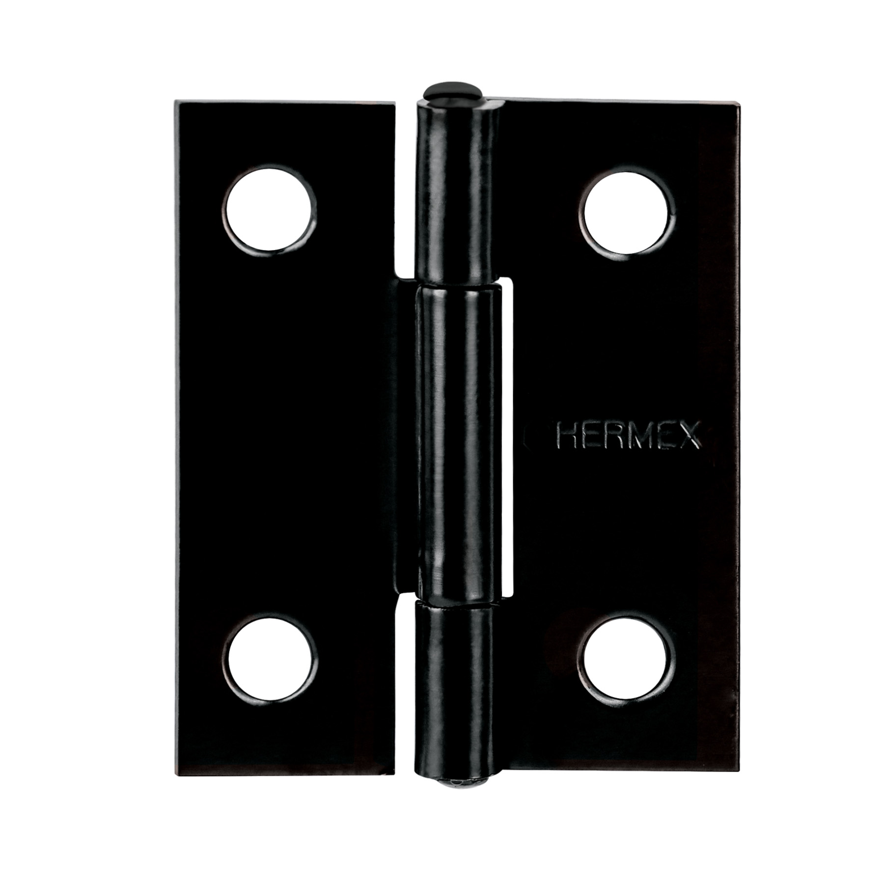 Bisagra rectangular de acero 1-1/2 pulgadas, acabado negro, Hermex en Guatemala