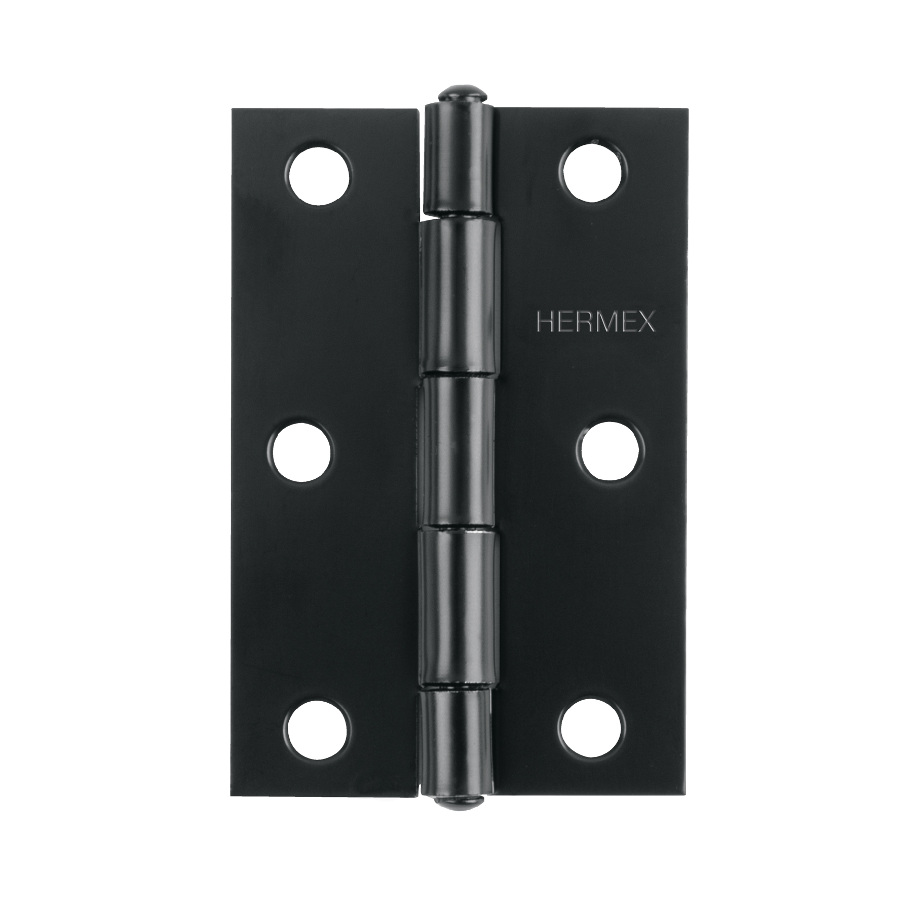 Bisagra rectangular de acero 2-1/2 pulgadas, acabado negro, Hermex en Guatemala