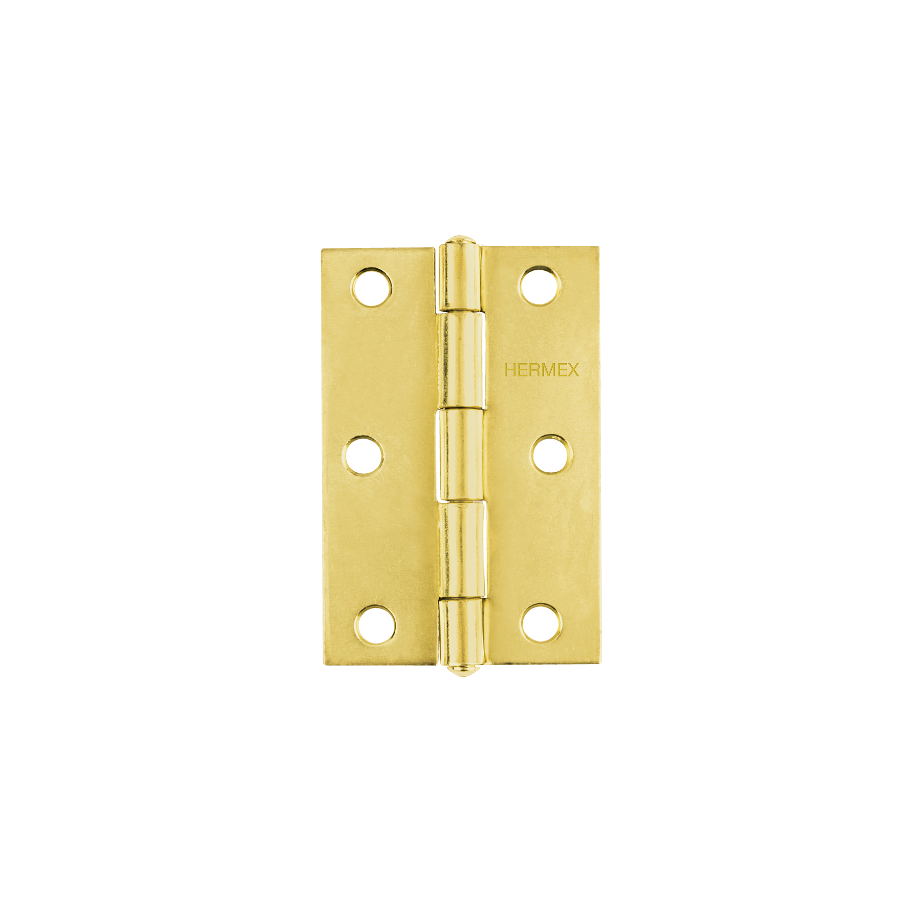 Bisagra rectangular 3 pulgadas acero latonado, Hermex en Guatemala
