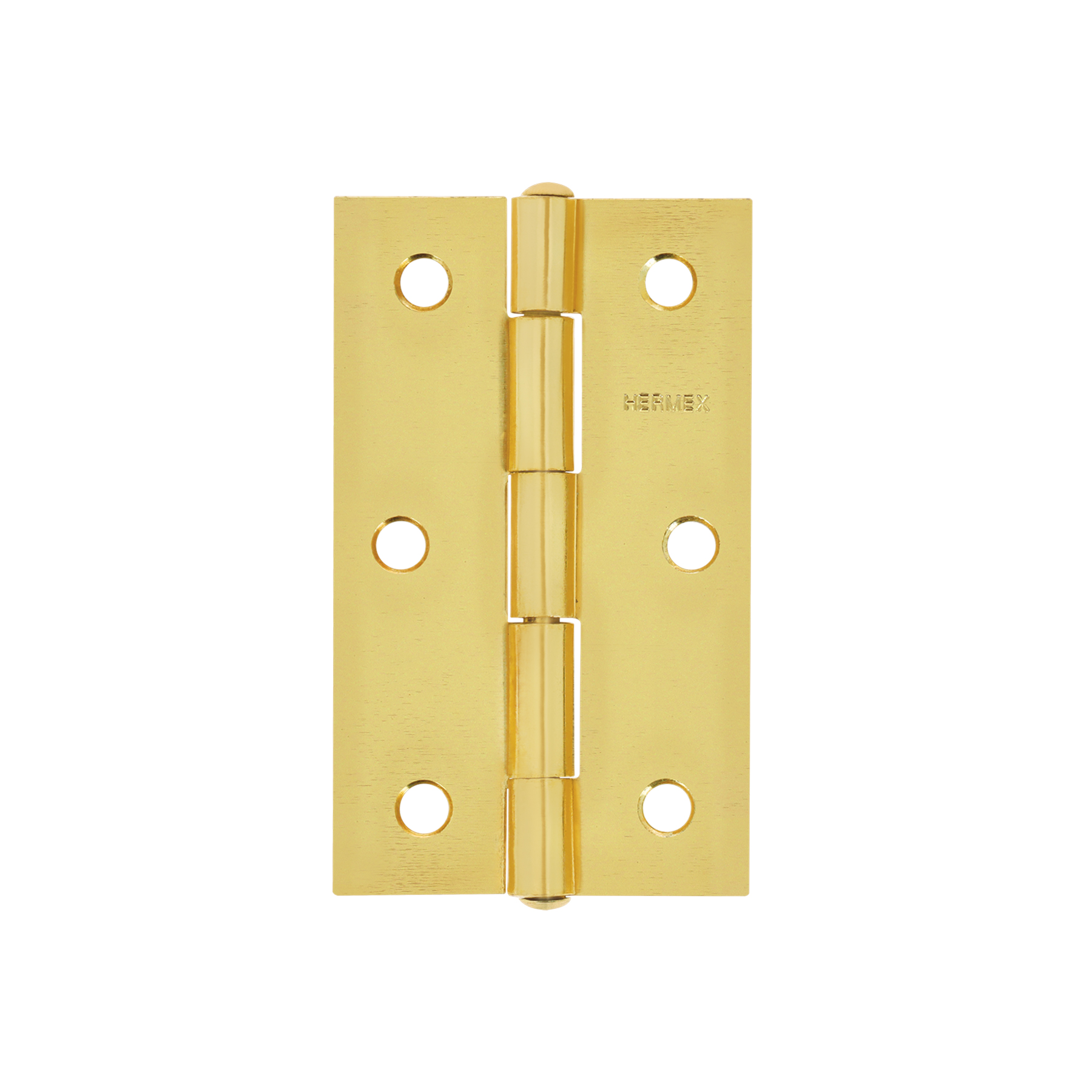 Bisagra rectangular 3-1/2 pulgadas acero latonado, Hermex en Guatemala