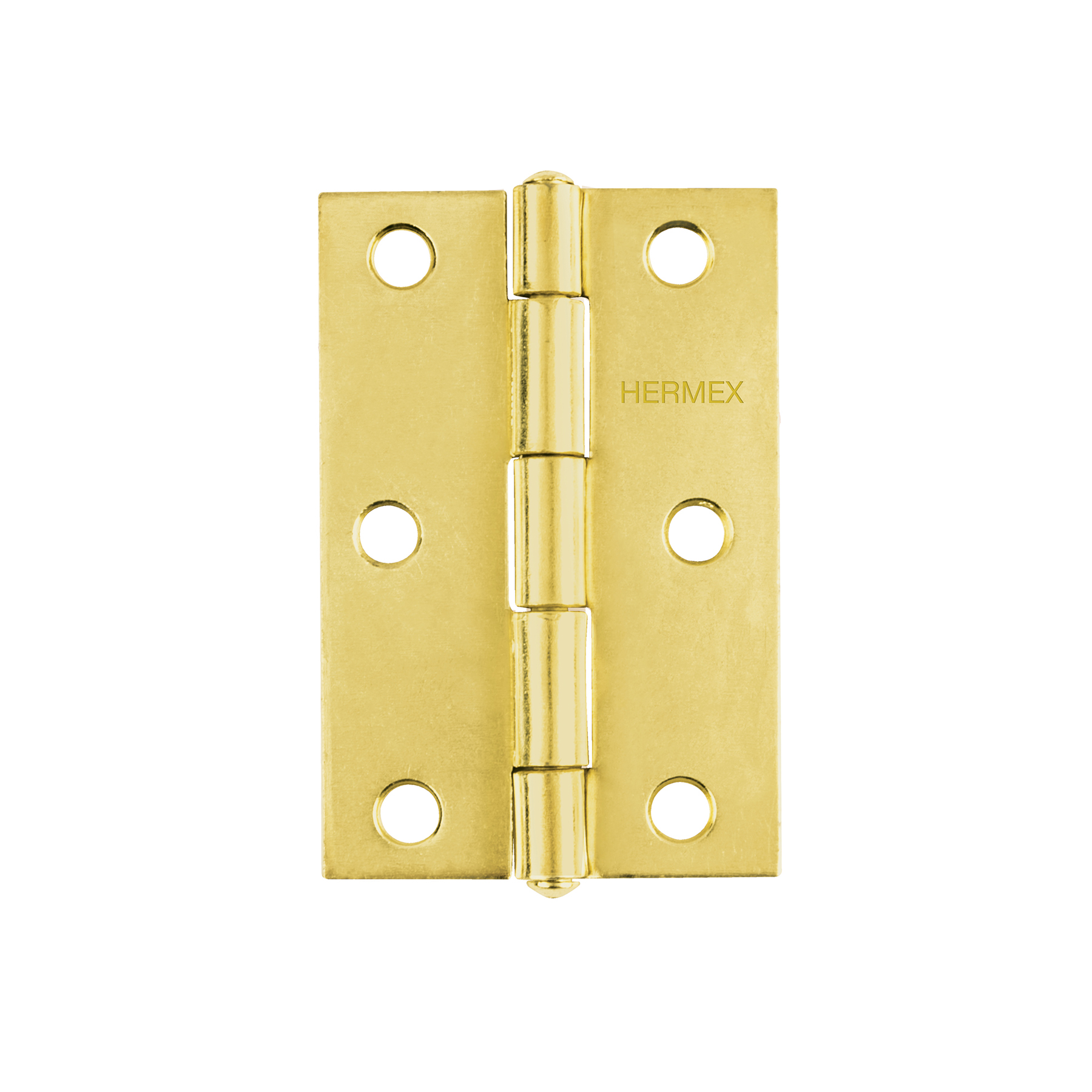 Bisagra rectangular 4 pulgadas acero latonado, Hermex en Guatemala