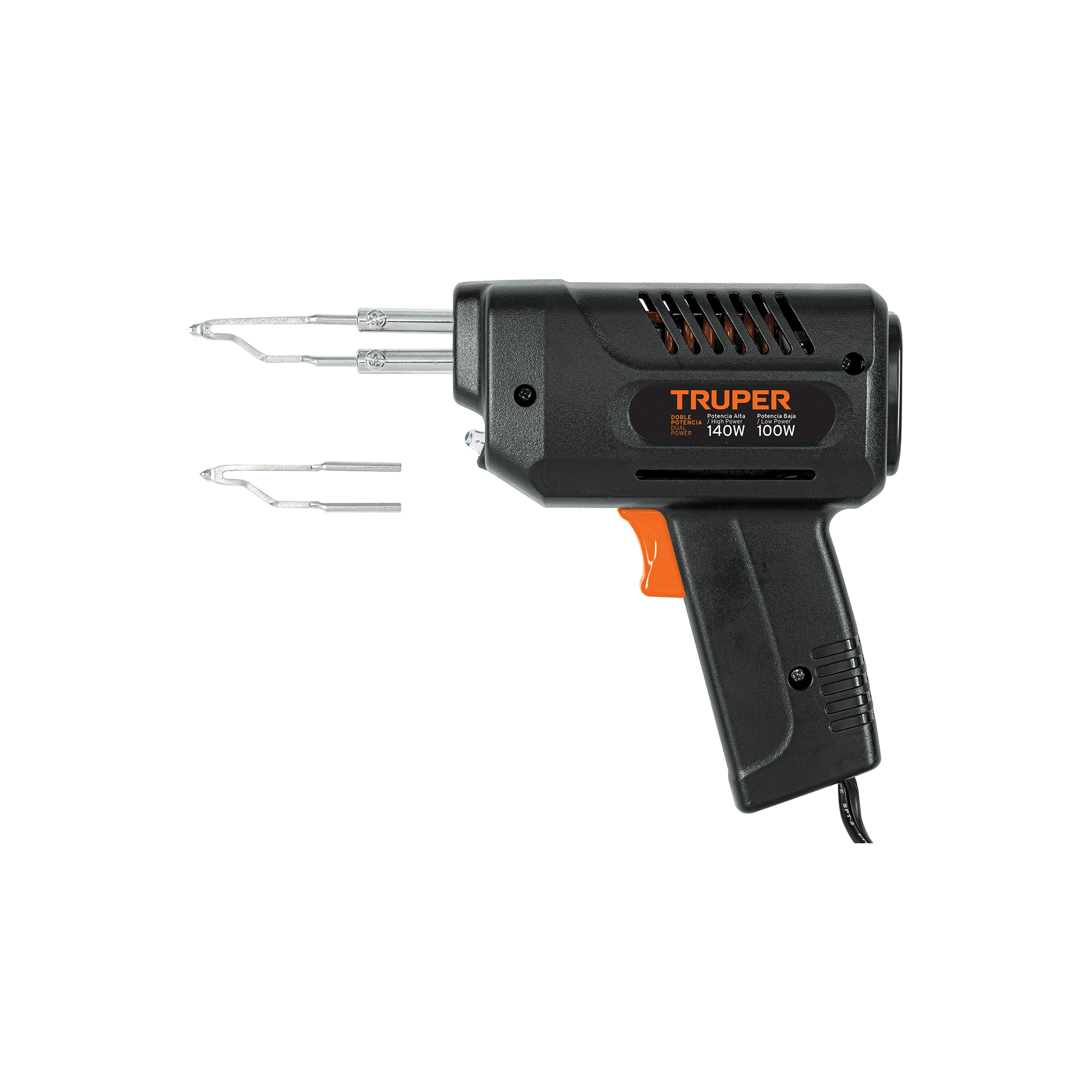 Cautín 140 W tipo pistola con 2 temperaturas, Truper en Guatemala