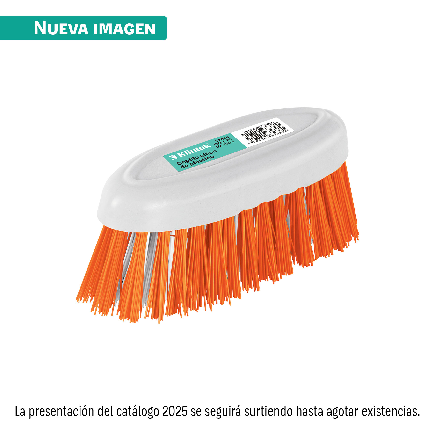 Cepillo pequeño de plástico, Klintek en Guatemala