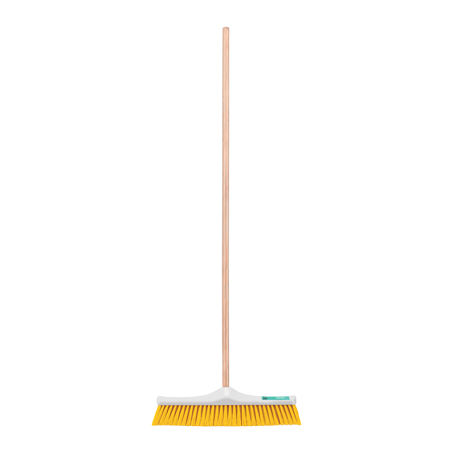 Cepillo industrial cerda suave de 50 cm con bastón de madera, Klintek en Guatemala