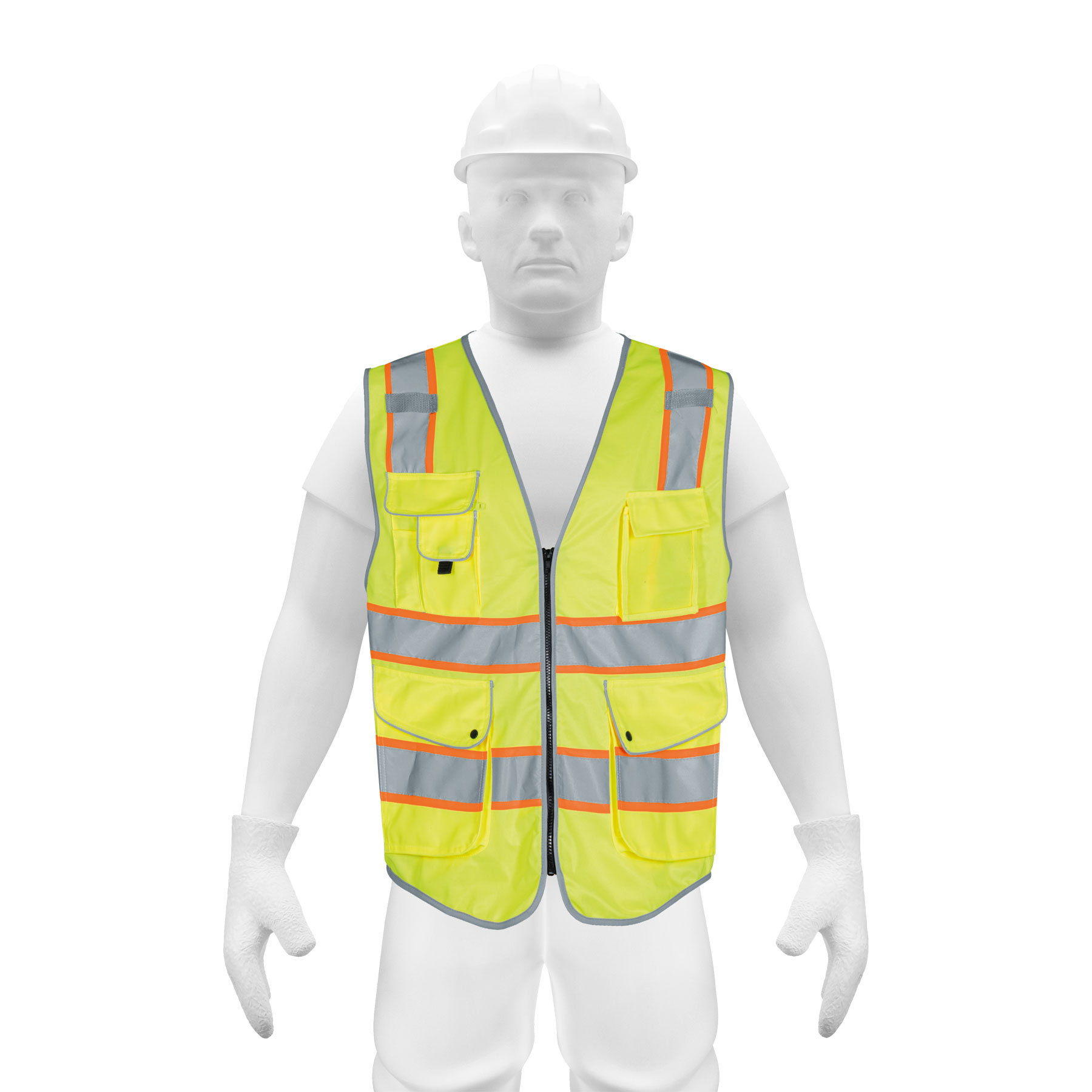 Chaleco de seguridad de alta visibilidad, verde, g, Truper Expert en Guatemala