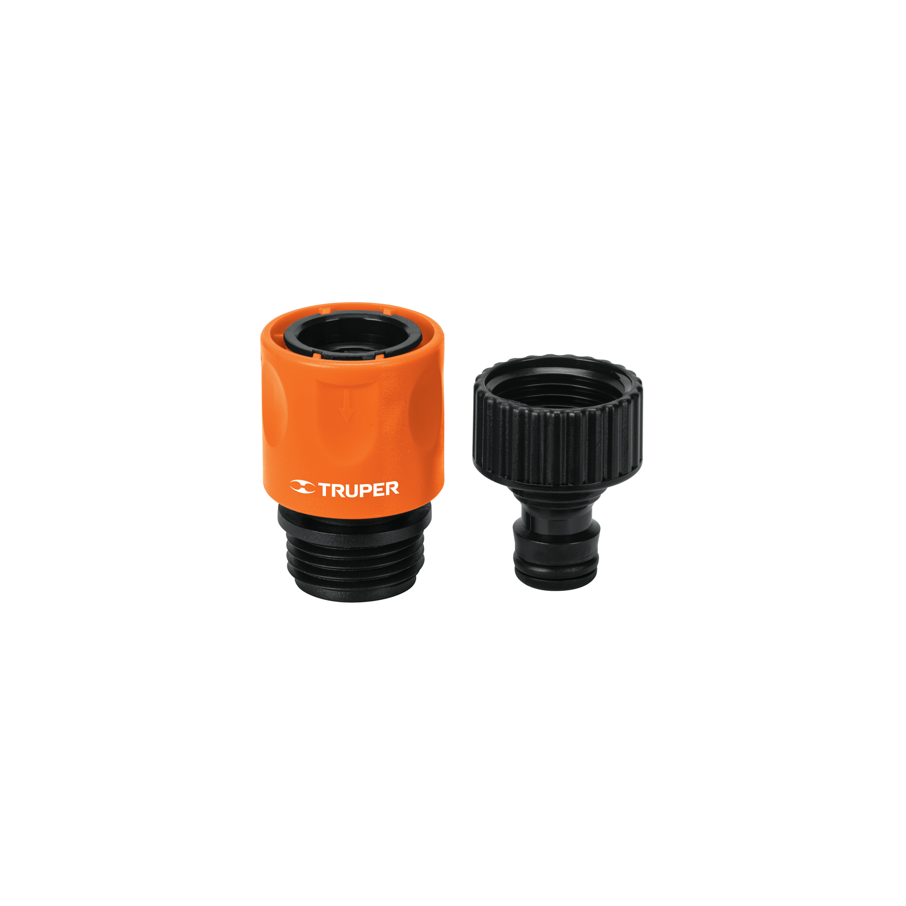 Conector 3/4 Pulgadas Rápido De ABS Grifo-Manguera Sistema Click, Truper en Guatemala