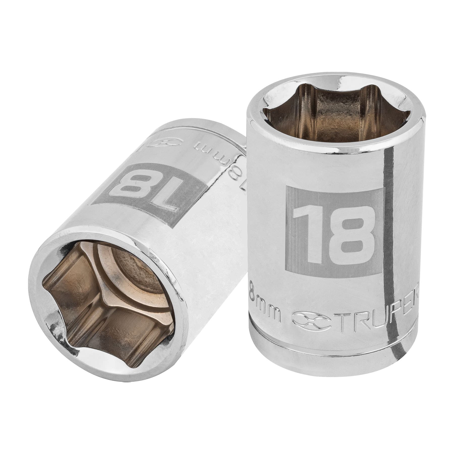 Dado de 18 mm, 6 puntas, cuadro 1/2", Truper en Guatemala