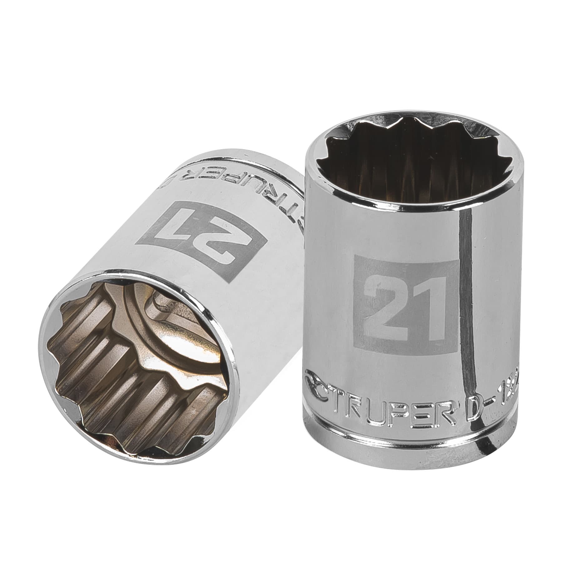 Dado de 21 mm, 12 puntas, cuadro 1/2", Truper en Guatemala