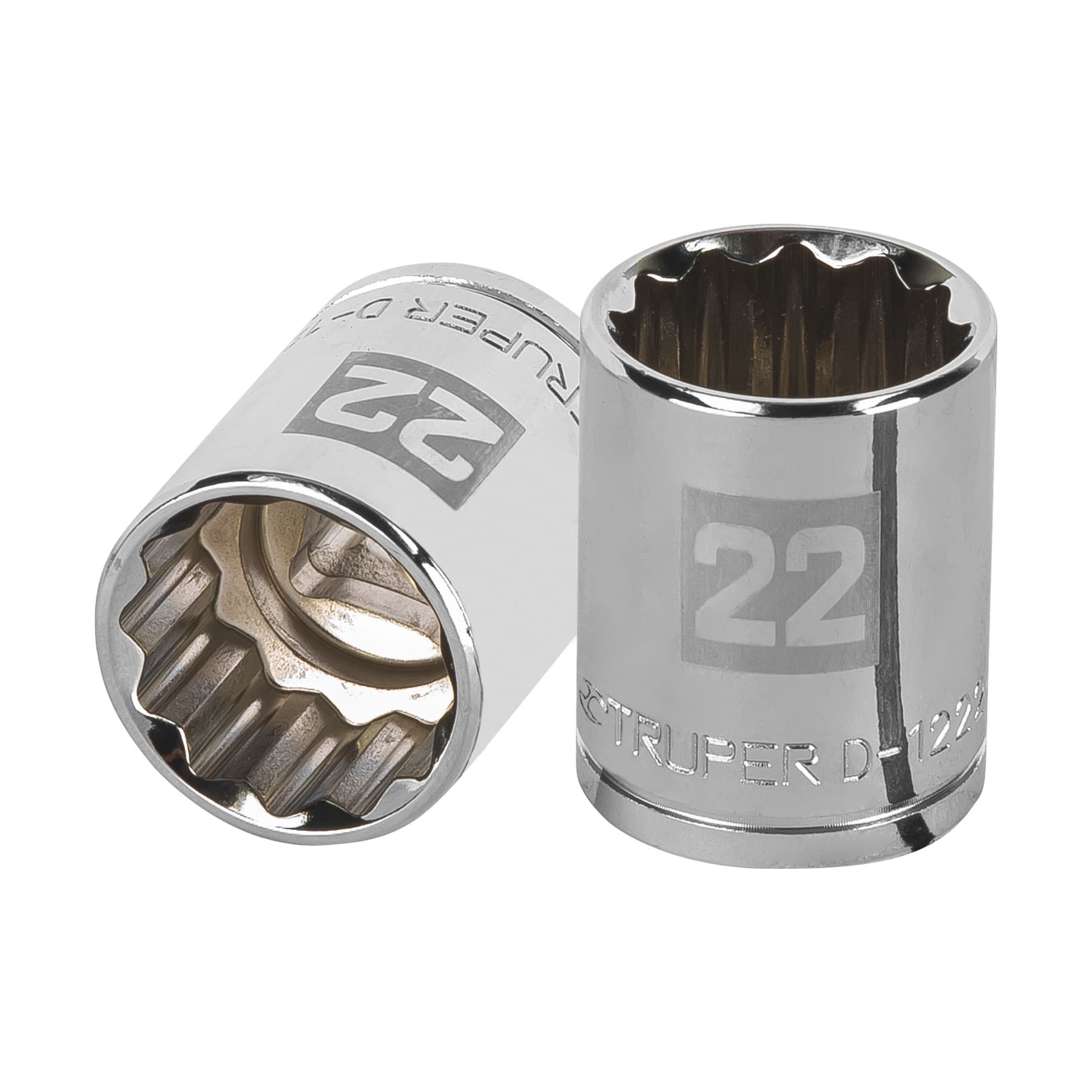 Dado de 22 mm, 12 puntas, cuadro 1/2", Truper en Guatemala