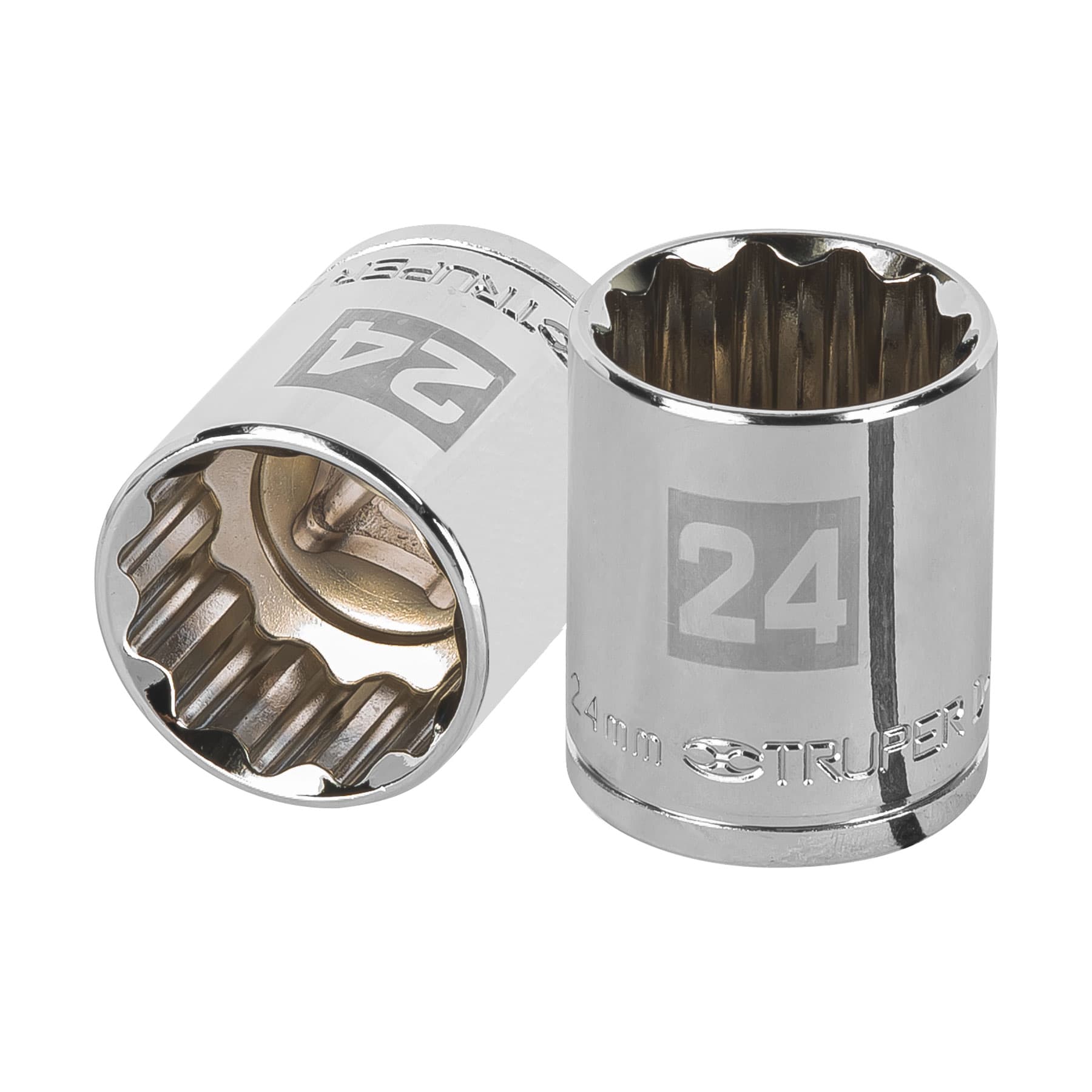 Dado de 24 mm, 12 puntas, cuadro 1/2", Truper en Guatemala