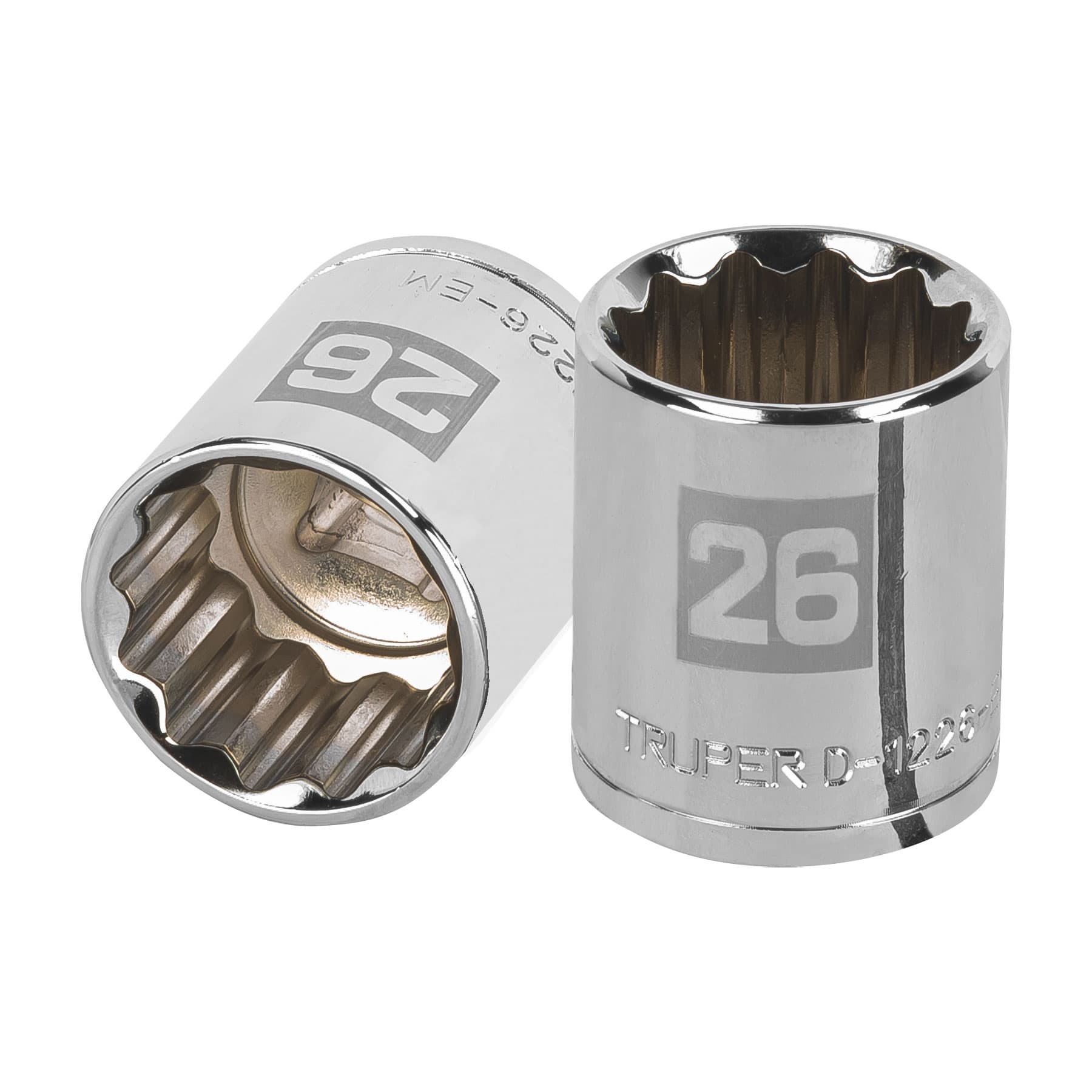 Dado de 26 mm, 12 puntas, cuadro 1/2", Truper en Guatemala