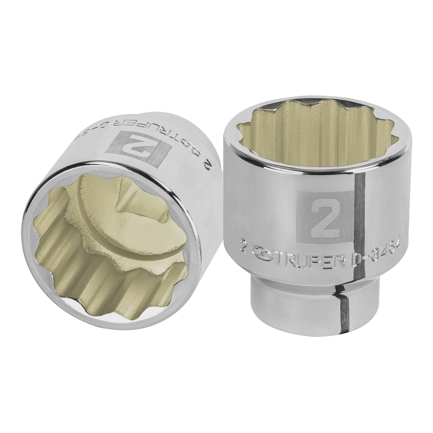 Dado de 2", 12 puntas, cuadro 3/4", Truper en Guatemala