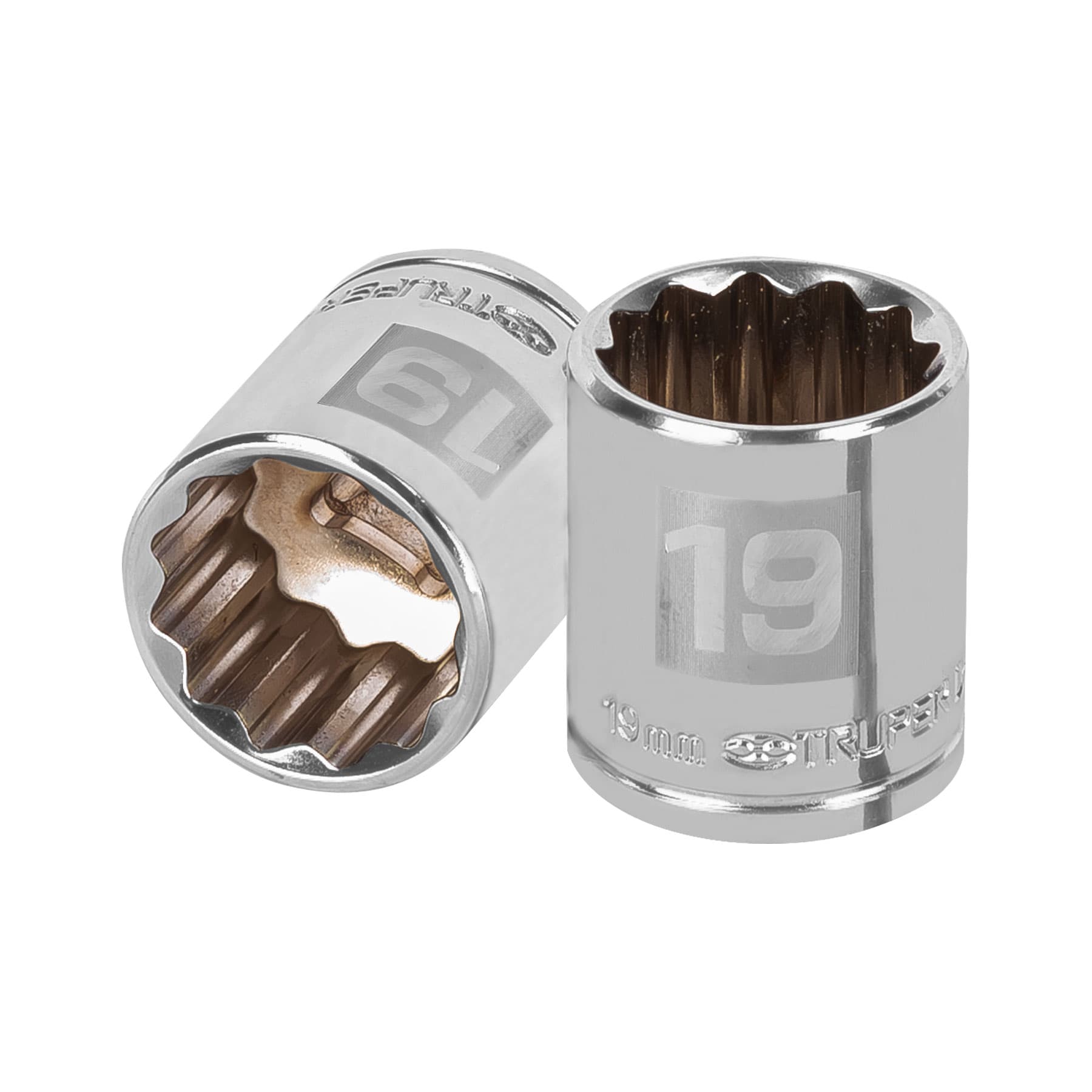 Dado de 19 mm, 12 puntas, cuadro 3/8", Truper en Guatemala