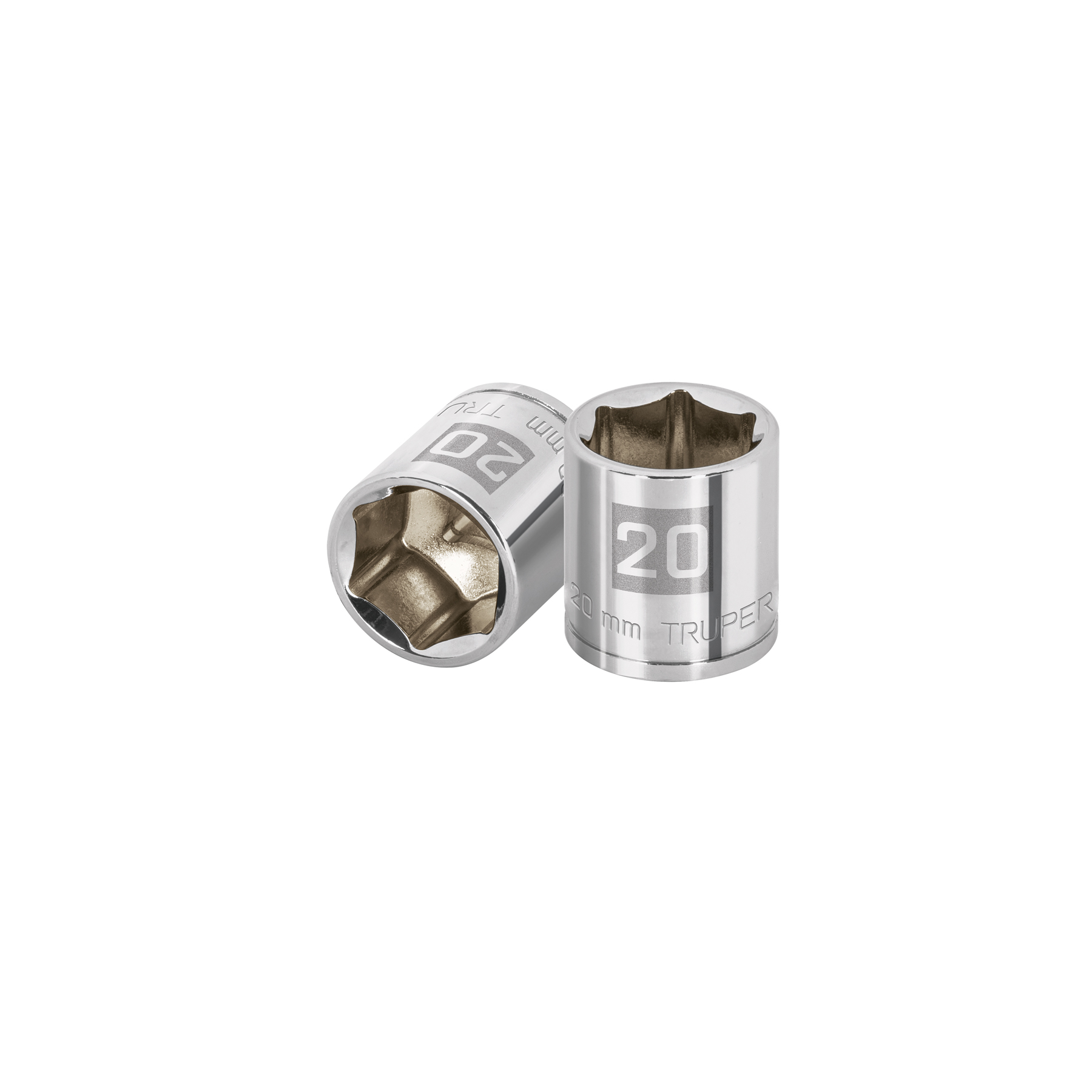 Dado de 20 mm, 6 puntas, cuadro 3/8", Truper en Guatemala