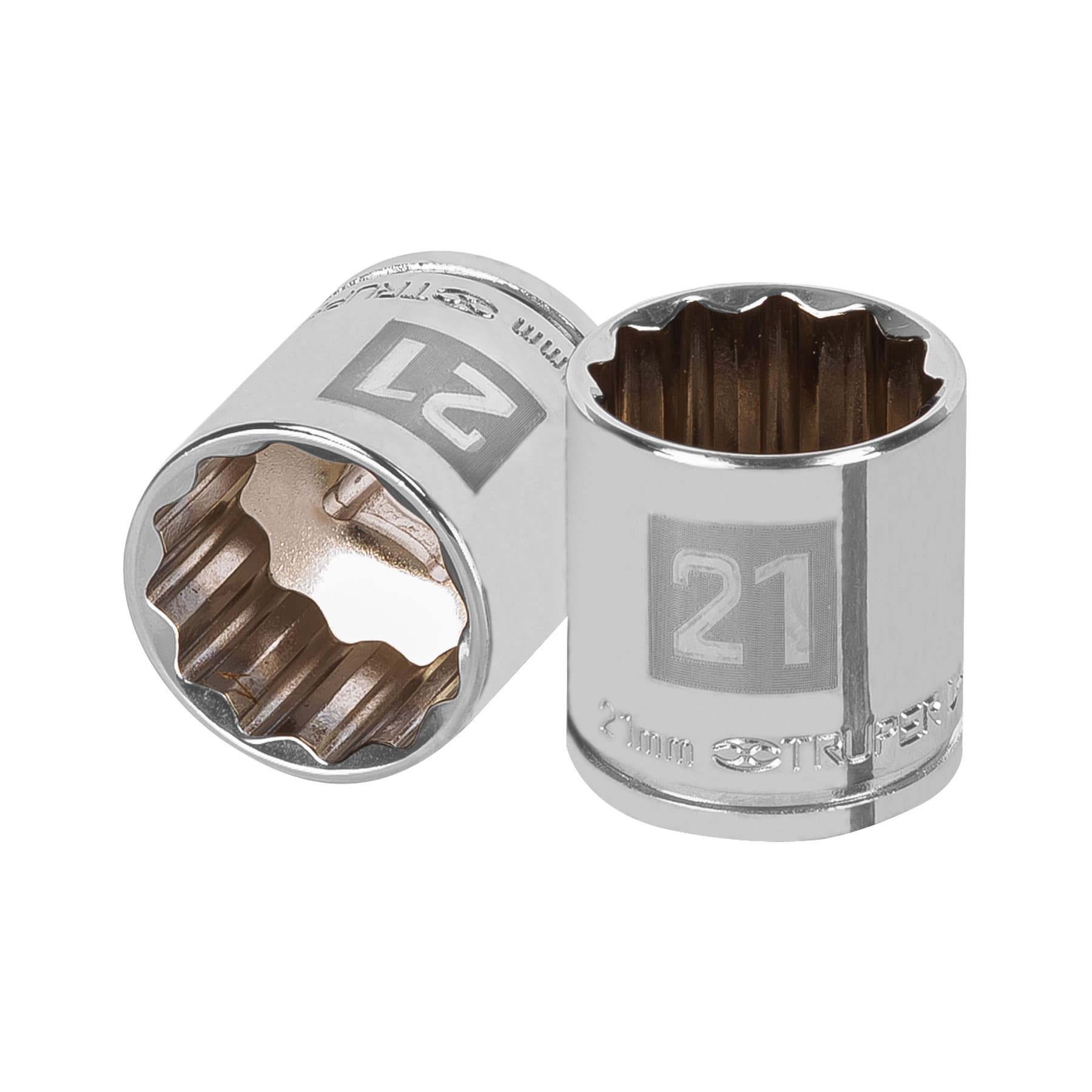 Dado de 21 mm, 12 puntas, cuadro 3/8", Truper en Guatemala