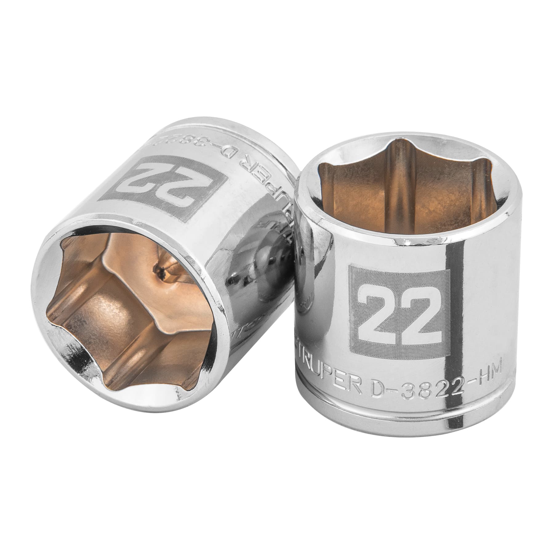 Dado de 22 mm, 6 puntas, cuadro 3/8", Truper en Guatemala