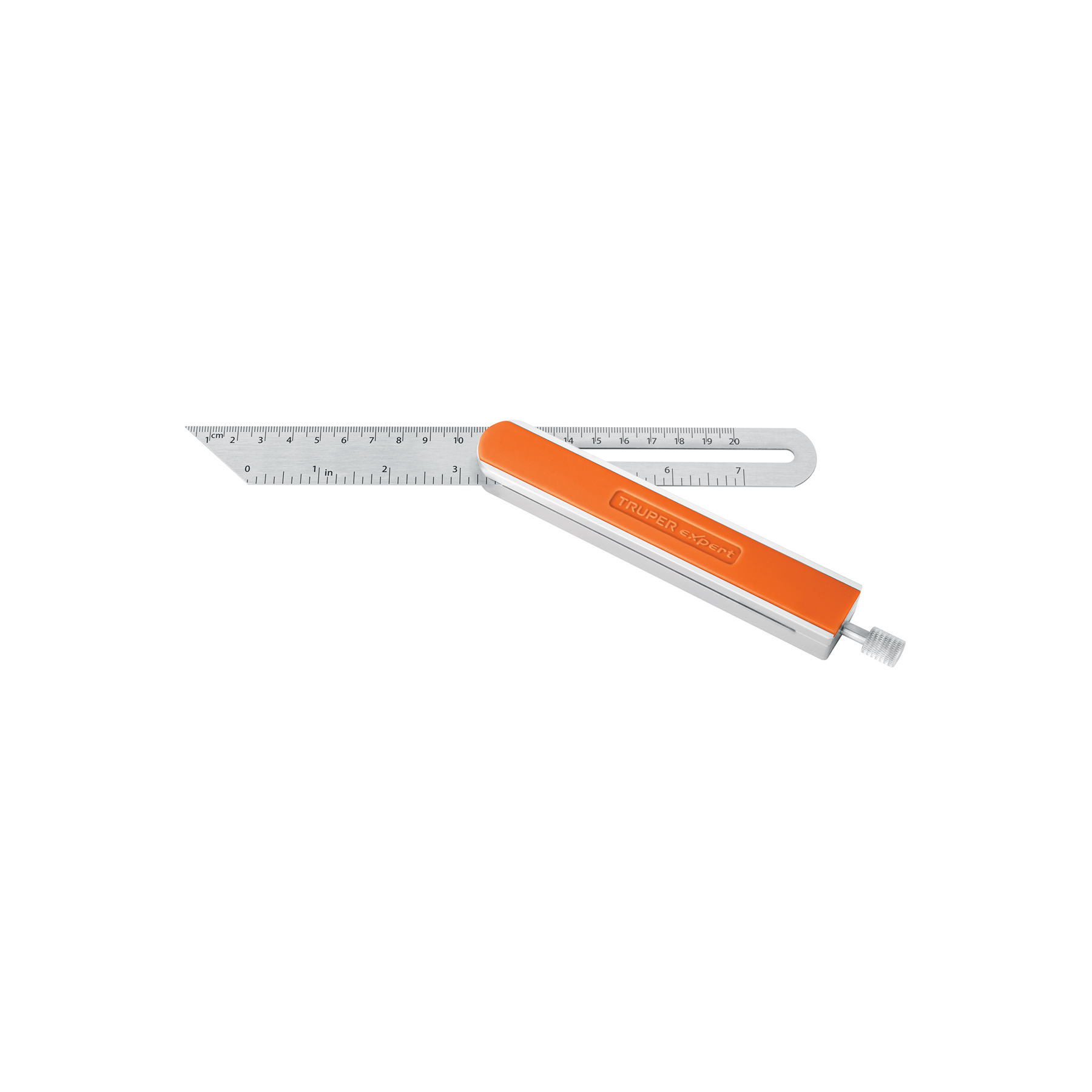 Escuadra 9 pulgadas falsa de acero inox mango de aluminio, Truper en Guatemala