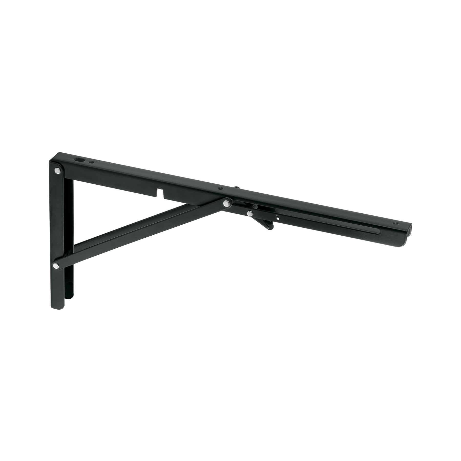 Ménsula plegable de acero negra 8 pulgadas x 16 pulgadas, Fiero, Fiero en Guatemala