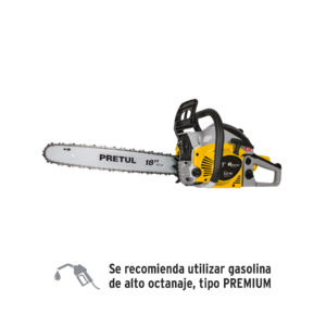 Motosierra Pretul a gasolina de 45 cc con barra de 18 pulgadas en Guatemala