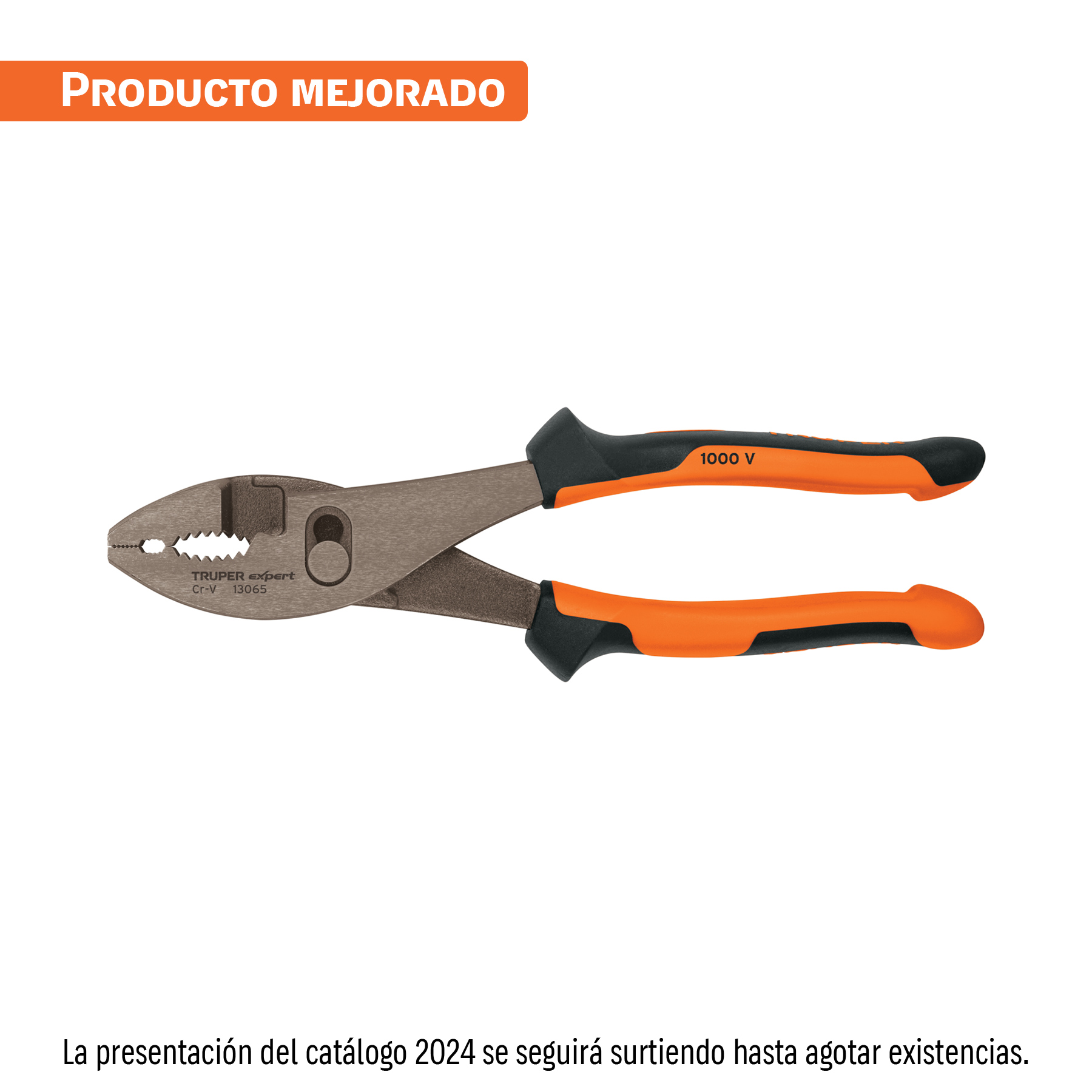 Pinzas de chofer 8" mango comfort grip, Truper Expert en Guatemala