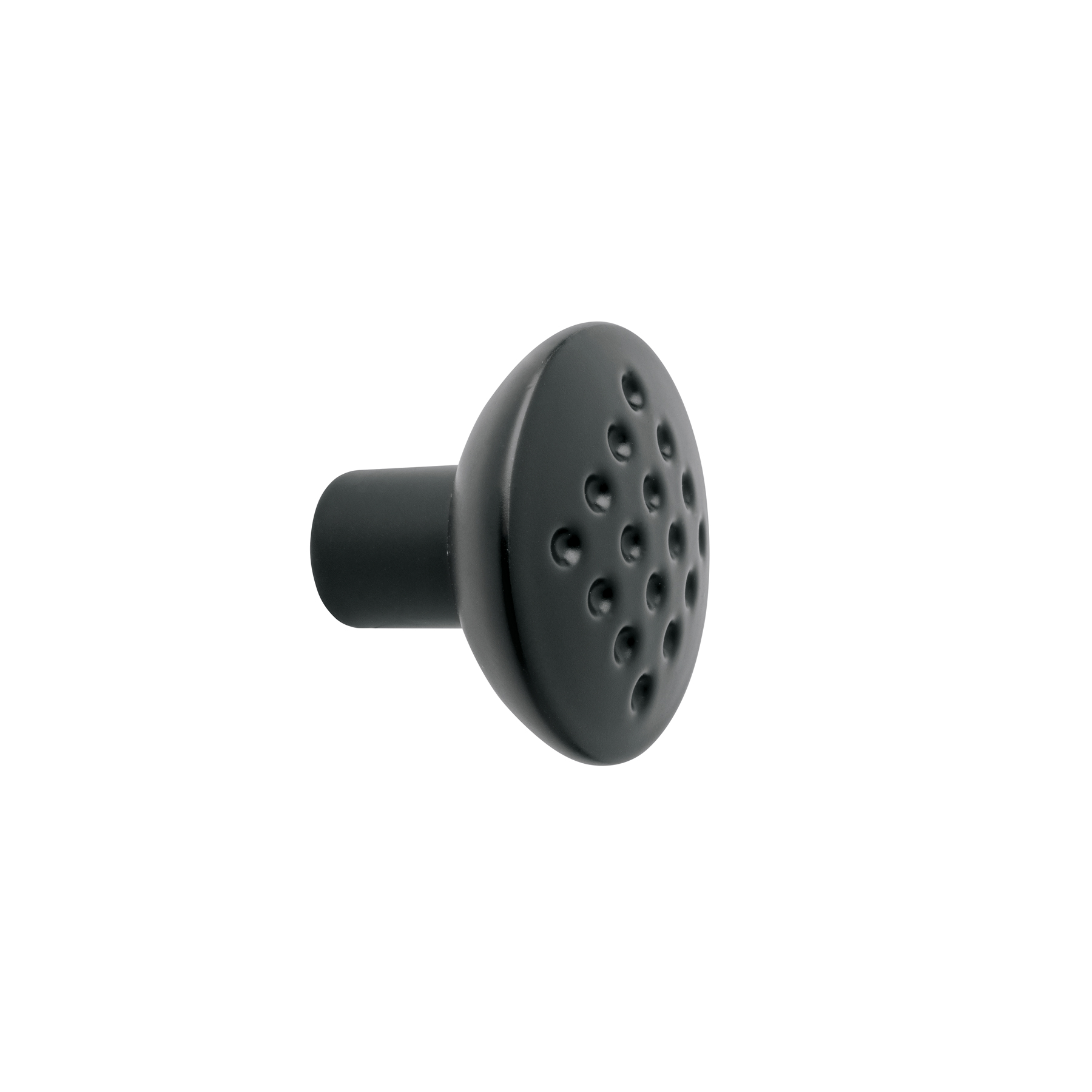 Perilla de zinc acabado negro para mueble, contempo, Hermex en Guatemala