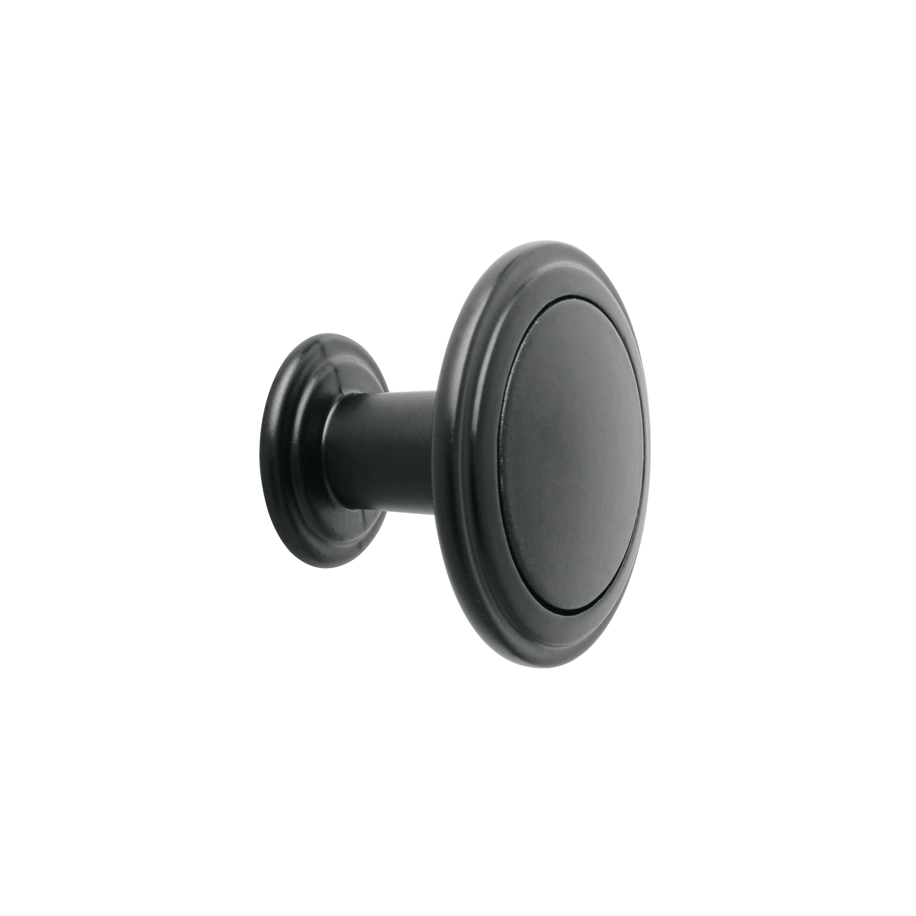 Perilla de zinc acabado negro para mueble, moderno, Hermex en Guatemala