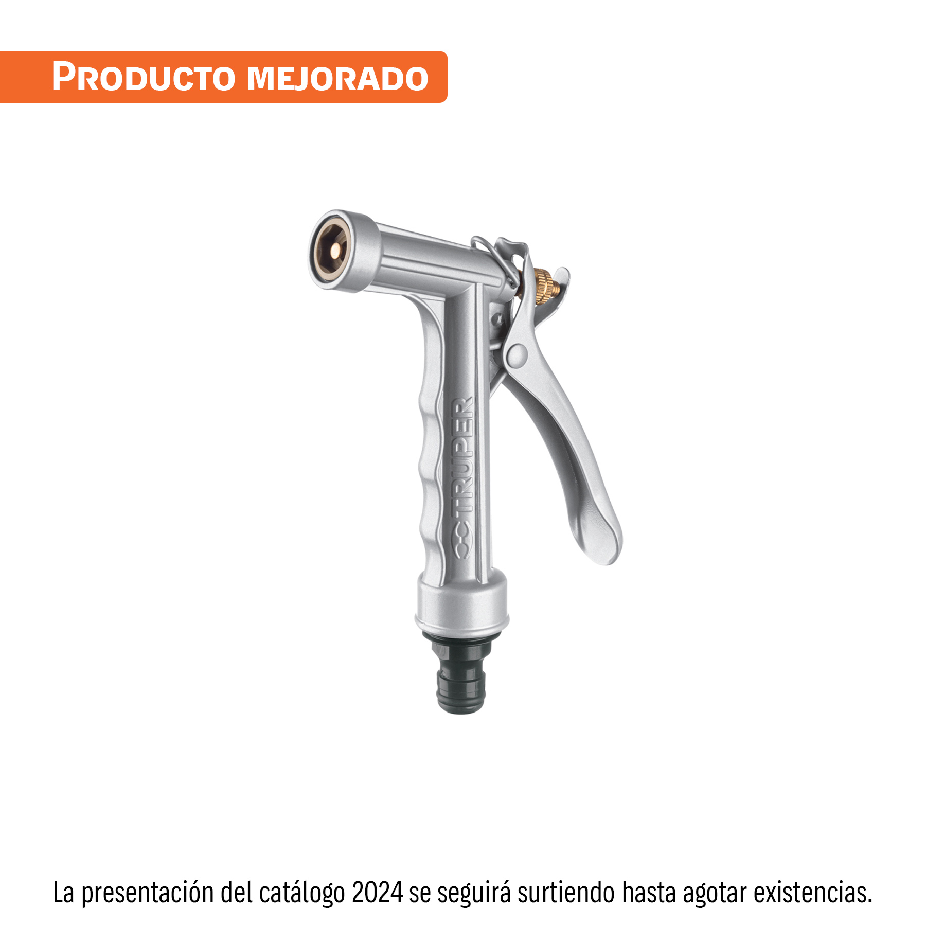 Pistola para riego de 2 funciones metálica, Truper en Guatemala