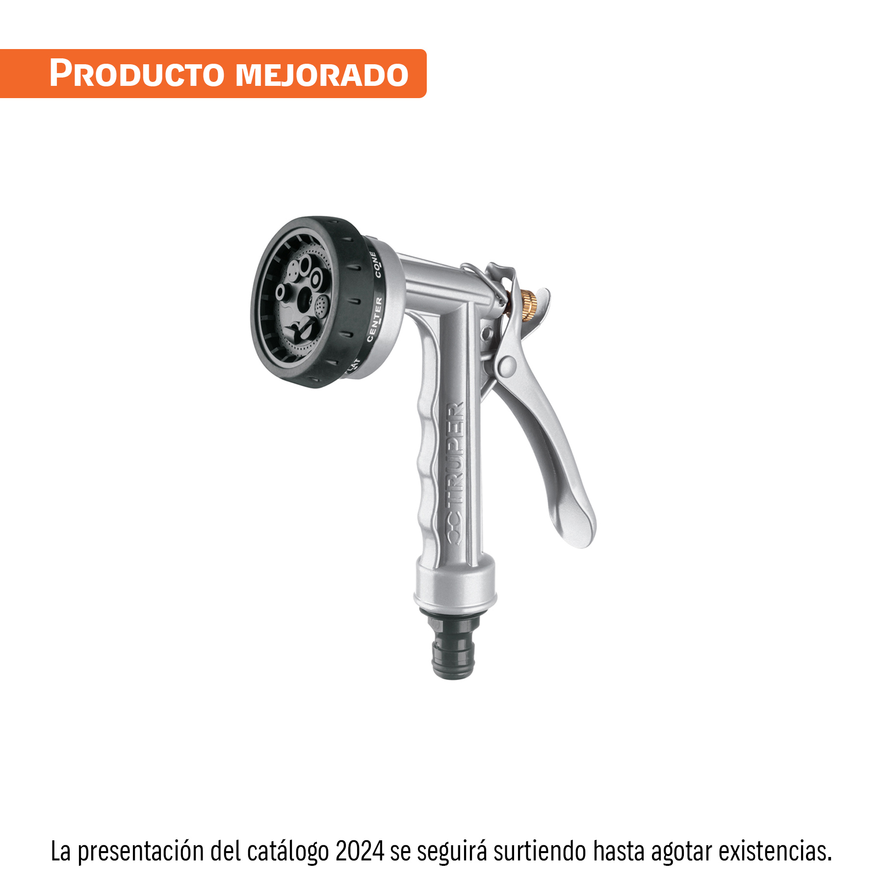 Pistola Para Riego De 8 Funciones Metálica, Truper en Guatemala