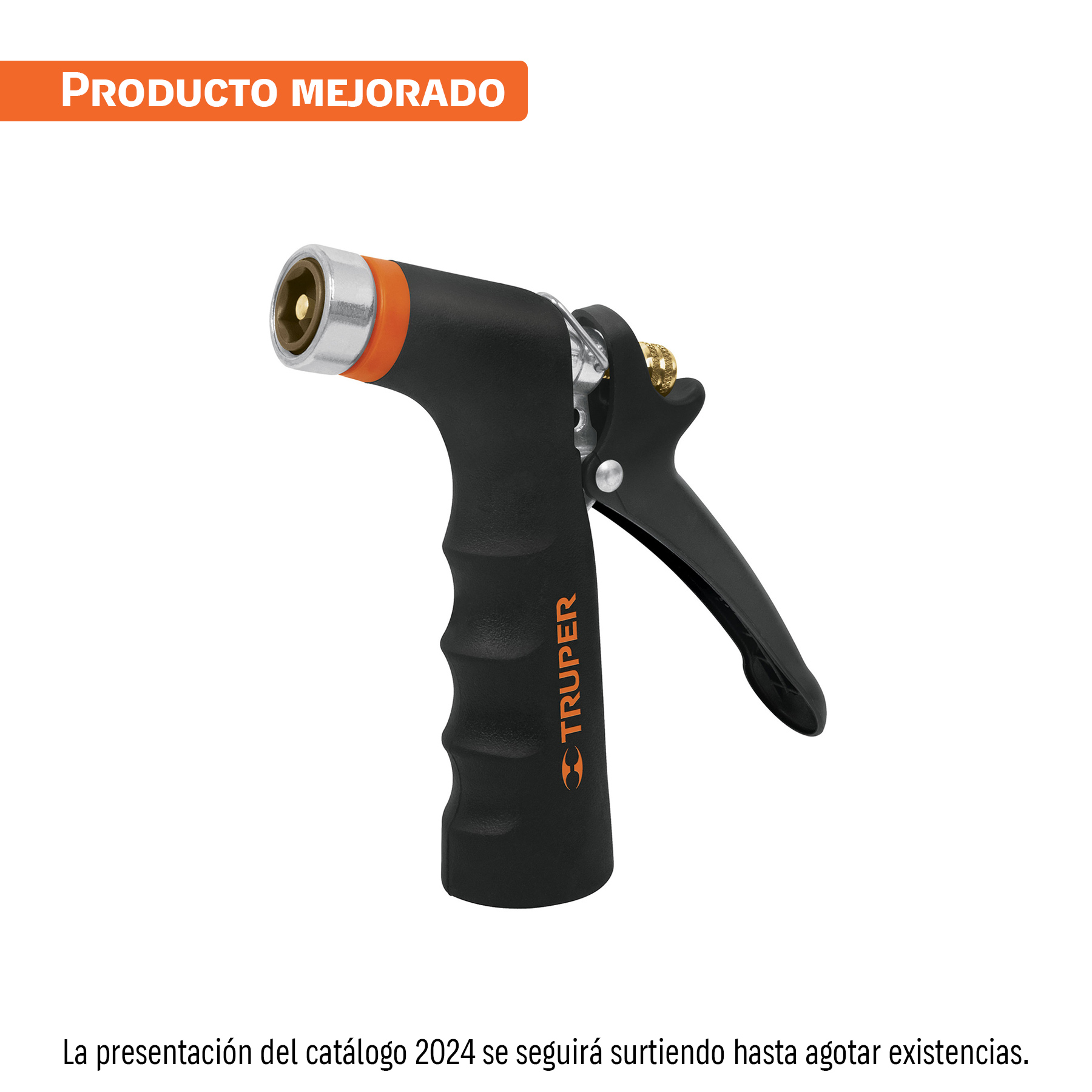 Pistola Para Riego De 2 Funciones Metálica Con Recubrimiento, Truper en Guatemala
