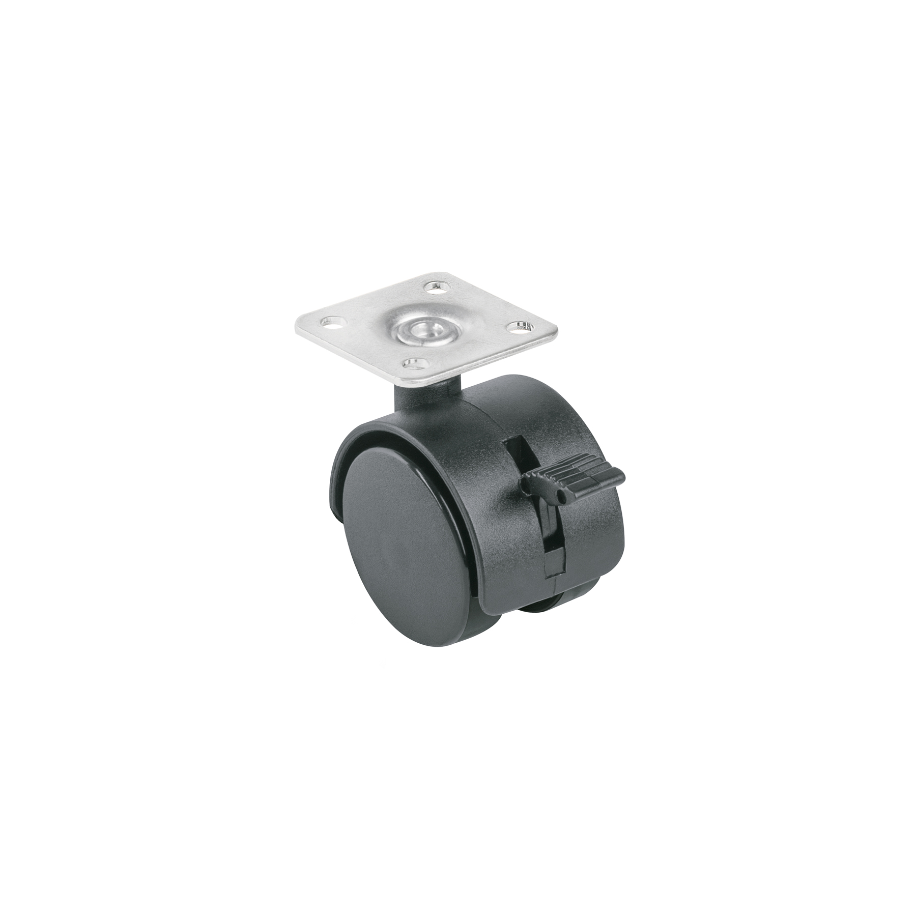 Rodaja tipo yoyo de 40 MM con placa, con freno, Fiero, Fiero en Guatemala