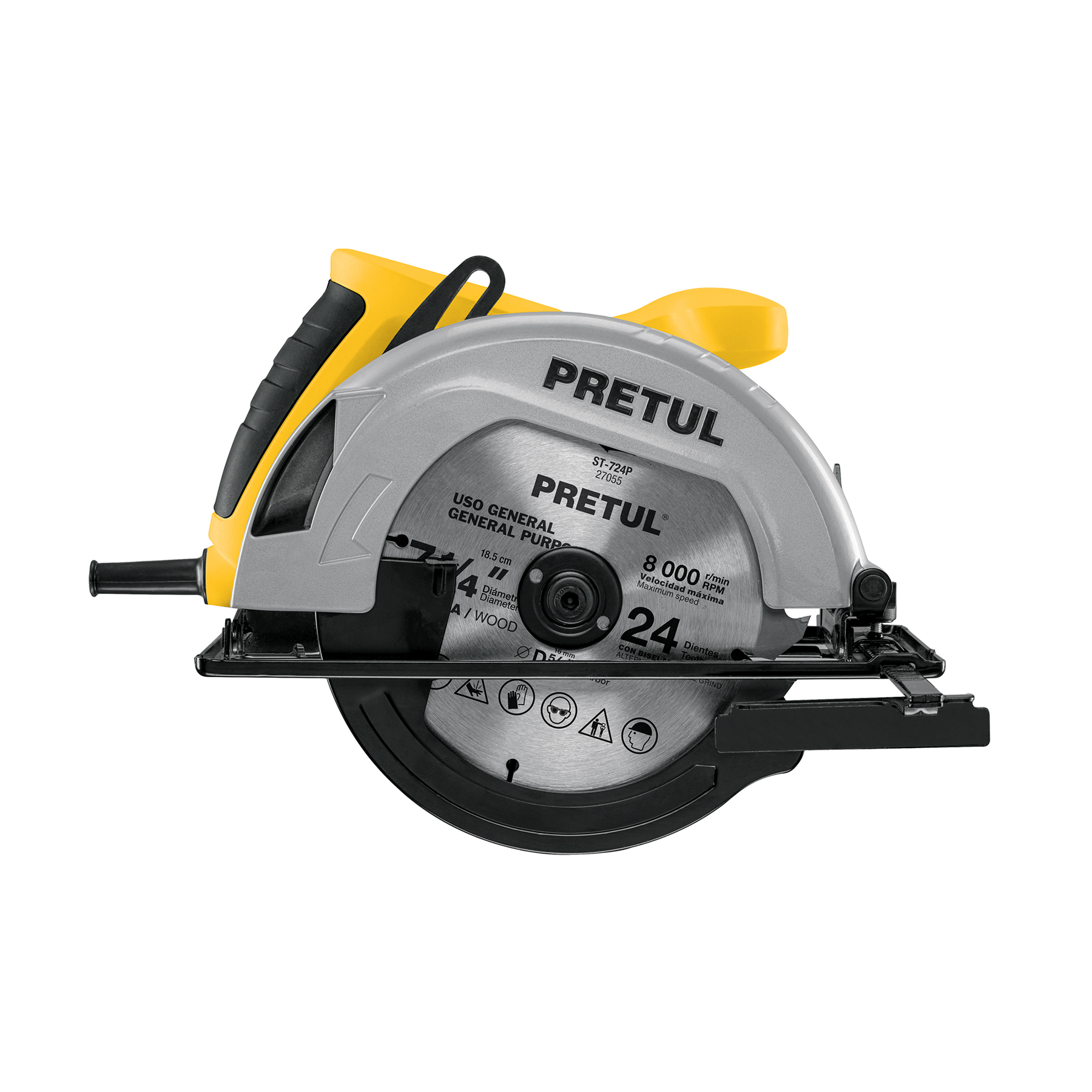 Sierra circular 7-1/4 pulgadas, 1200w, Pretul en Guatemala